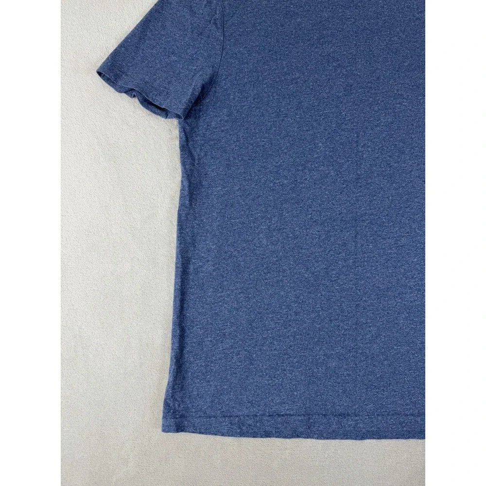 Polo Ralph Lauren Custom Slim Fit T Shirt Mens Large Blue Heather Pony Logo‎ Tee